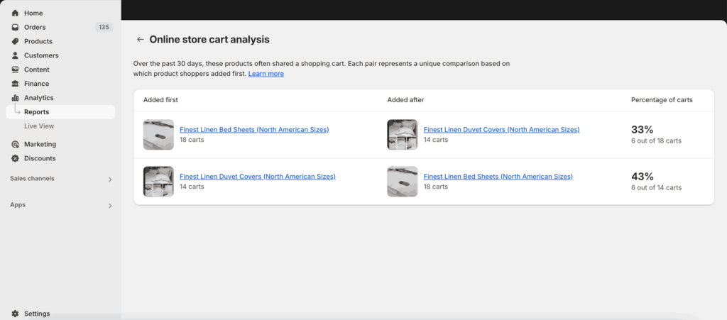 Shopify Frequently Bought Together