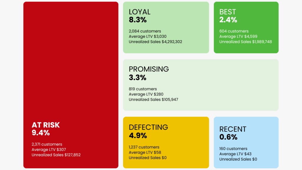 Shopify RFM Matrix
